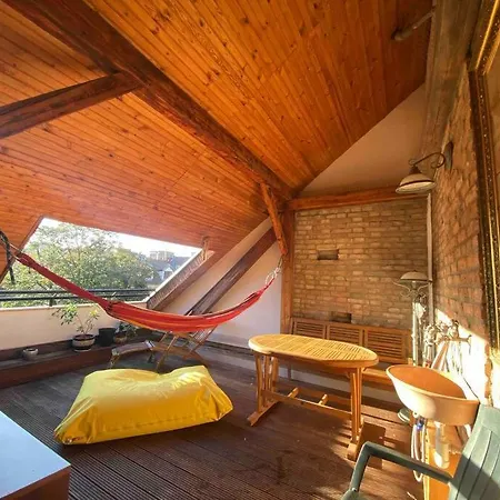 Rooftop 180m2 Loft With Private Sauna, Apartment