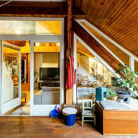 Rooftop 180m2 Loft With Private Sauna, Apartmán Bratislava