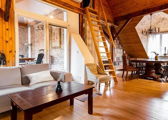 Rooftop 180m2 Loft With Private Sauna, Bratislava