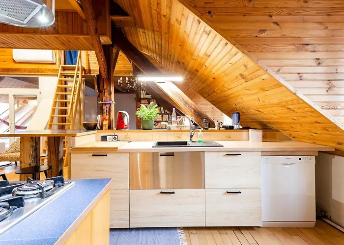 דירה Rooftop 180m2 Loft With Private Sauna,